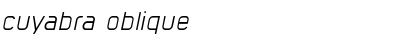 Download cuyabra Font
