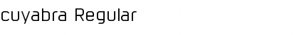 Download cuyabra Font