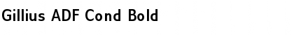 Download Gillius ADF Cond Bold Font