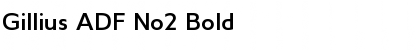 Download Gillius ADF No2 Bold Font