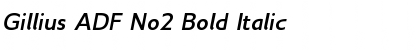 Download Gillius ADF No2 Bold Italic Font