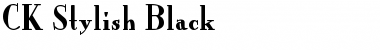 Download CK Stylish Black Regular Font