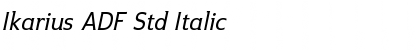 Download Ikarius ADF Std Font