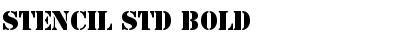 Download Stencil Std Bold Font