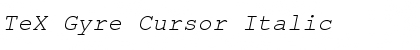 Download TeX Gyre Cursor Font