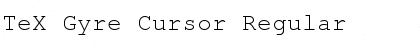 Download TeX Gyre Cursor Font