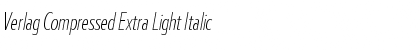 Download Verlag Compressed Font