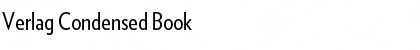 Download Verlag Condensed Font