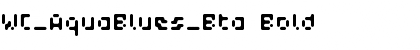 Download WC_AquaBlues_Bta Font