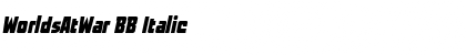 Download WorldsAtWar BB Font
