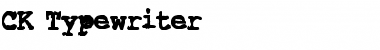 Download CK Typewriter Regular Font