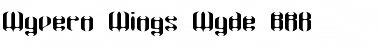 Download Wyvern Wings Wyde BRK Font