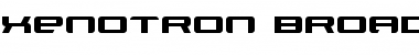 Download Xenotron Broadstroke Font