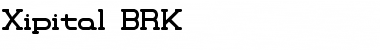 Download Xipital BRK Regular Font