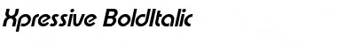 Download Xpressive BoldItalic Font