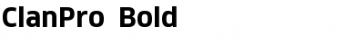 Download ClanPro Bold Font