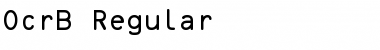 Download OcrB Font