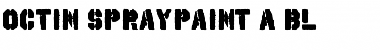 Download Octin Spraypaint A Black Font