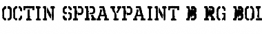 Download Octin Spraypaint B Bold Font