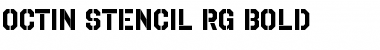 Download Octin Stencil Bold Font