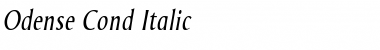 Download Odense Cond Italic Font