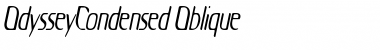 Download OdysseyCondensed Oblique Font