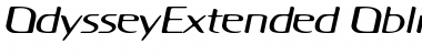 Download OdysseyExtended Oblique Font