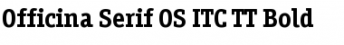 Download Officina Serif OS ITC TT Bold Font