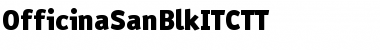 Download OfficinaSanBlkITCTT Black Font