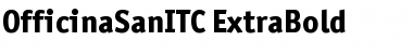 Download OfficinaSanITC ExtraBold Font