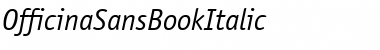 Download OfficinaSansBookItalic Regular Font