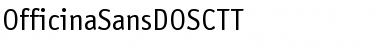 Download OfficinaSansDOSCTT Regular Font