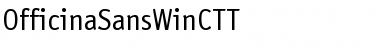 Download OfficinaSansWinCTT Regular Font