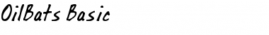 Download OilBats Font Download OilBats Font