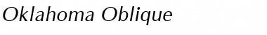 Download Oklahoma Oblique Font