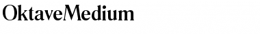 Download OktaveMedium Font