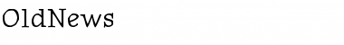 Download OldNews Font