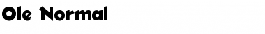 Download Ole Font