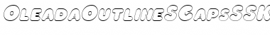 Download OleadaOutlineSCapsSSK Font