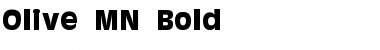 Download Olive MN Bold Font