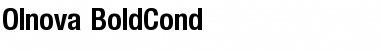 Download Olnova-BoldCond Font
