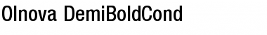 Download Olnova-DemiBoldCond Font