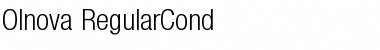 Download Olnova-RegularCond Font