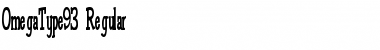 Download OmegaType93 Font