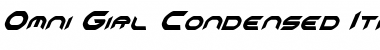 Download Omni Girl Condensed Italic Font Download Omni Girl Condensed Italic Font