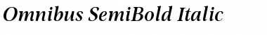 Download Omnibus SemiBold Font Download Omnibus SemiBold Font