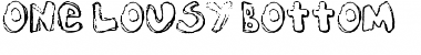 Download One Lousy Bottom Font Download One Lousy Bottom Font