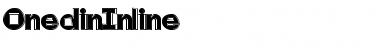 Download OnedinInline Font Download OnedinInline Font