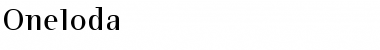 Download OneIoda Font Download OneIoda Font