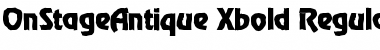 Download OnStageAntique-Xbold Font Download OnStageAntique-Xbold Font